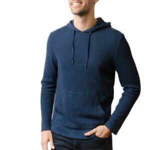 Rainforest Men's Textured Hoodie Navy Small